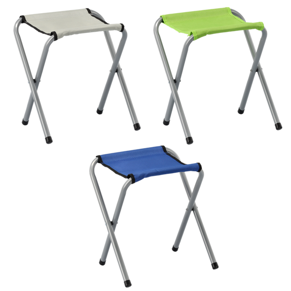 SKLADACIE TURISTICKÉ/RYBÁRSKE KRESLO 28x32x35 CM ZELENÉ/ MODRÉ/ BIELE *3255