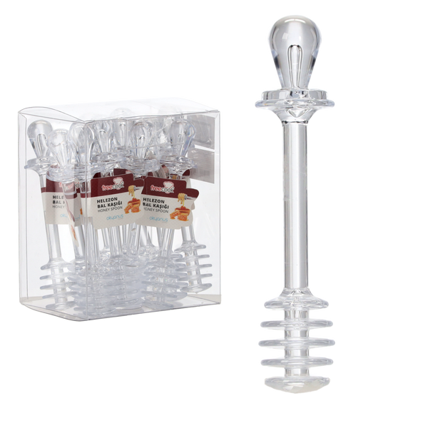 PLASTIC HONEY DIPPER DISP=12PCS