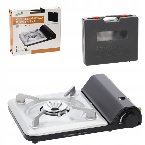 TOURIST GAS COOKER FOR CARTRIDGES 33,5 x 27,5 x 8 CM