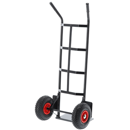 WÓZEK MAGAZYNOWO TRANSPORTOWY / MŁYNARKA CZARNY, UDŹWIG: 200 KG *6889