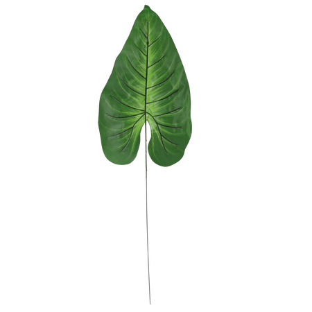 SET OF 12 ARTIFICIAL BRANCHES - ALOCASIA LEAF 65 x 36 x 20 CM