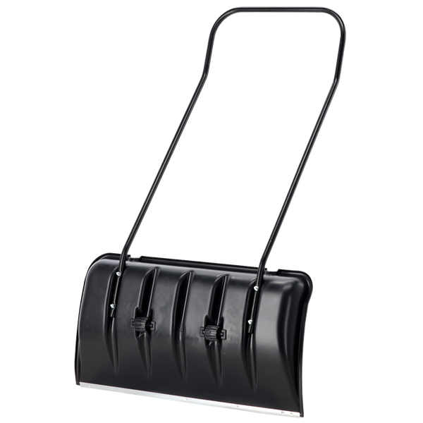 SNOW SCRAPER WITH WHEELS BLACK 800X400 MM