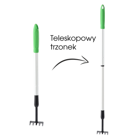 GARDEN HAND RAKE 66,5-99 CM
