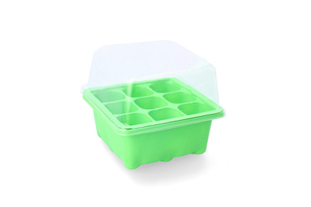 MINI GREENHOUSE FOR GERMINATION 9 CELLS PACK=6PCS