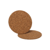 6PCS CORK ROUND COASTERS WITH DESIGN PRINTED