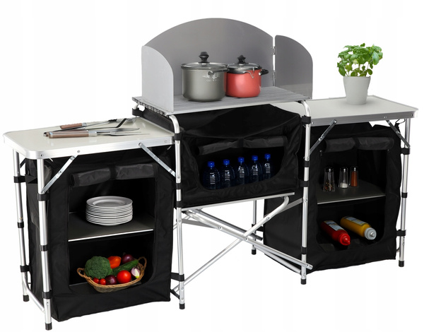 FOLDING CAMPING KITCHEN 175 x 40 x 111 CM