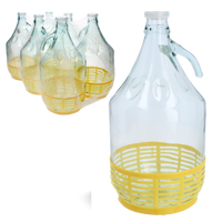 BALON 5L Z UCHWYTEM + ZATYCZKA PLASTIKOWA (KOREK NR1) ZGRZ=6 SZT.*5505