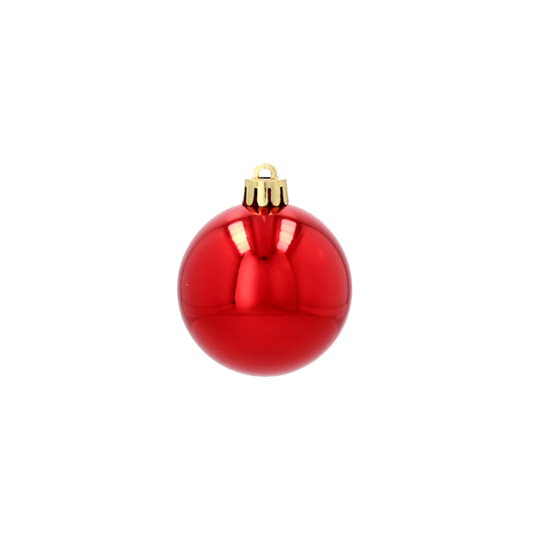 SET OF 19 BAUBLES RED/GOLD/SILVER