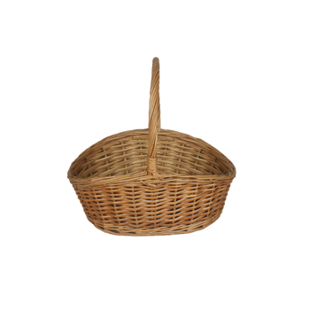 VIDLICOVÝ KOŠ 33 x 26 x 14/30 CM S RÚČKOU - PRÍRODNÝ *8482