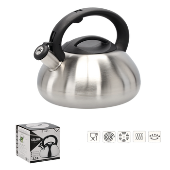 CZAJNIK ZE STALI NIERDZEWNEJ 2,5L BOWL *2568