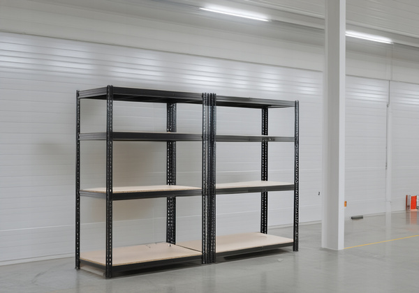 REGAŁ 4-POZIOMOWY 180 X 120 X 60 CM CZARNY UDŹWIG PÓŁKI: 500 KG PRO *0667