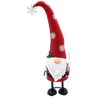 CHRISTMAS DECORATION - METAL GNOME WITH LONG HAT 19 x 11 x 37.5 CM