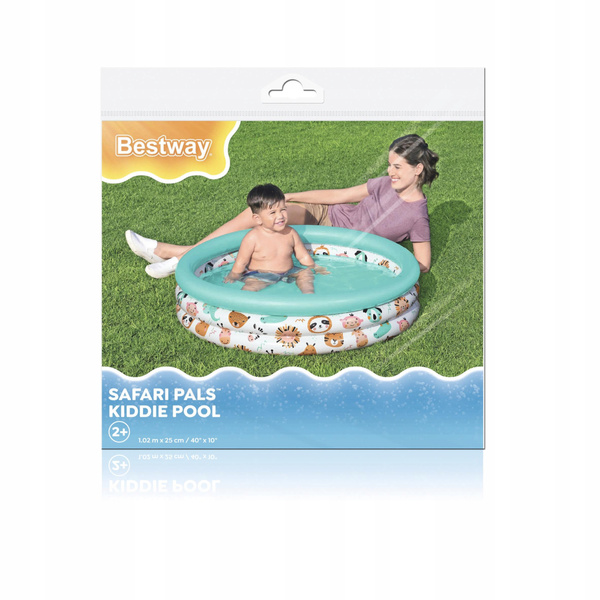 Bestway® 40" x H10"/1.02m x H25cm Coral Kids Pool
