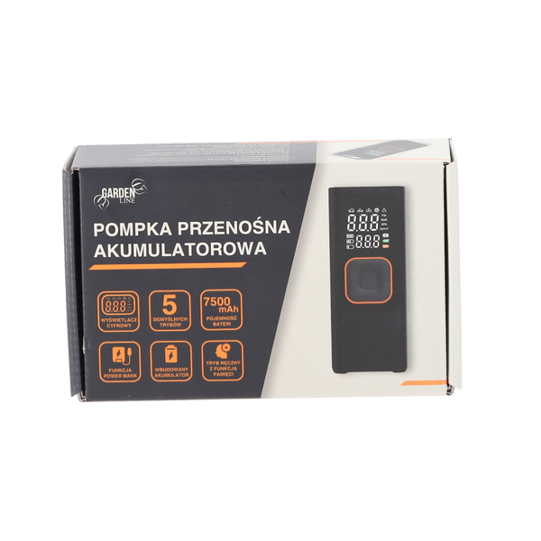 PRenosná AKUMULÁTOROVÁ PUMPA/12V DO AUTA/NA BYCYKEL *4601