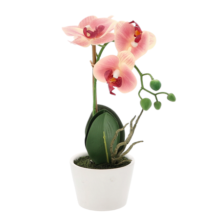 FLORĂ ARTIFICIALĂ - ORCHIDEE MIX 3 CULORI 30 CM pachet=12 buc palet=36 buc *4825