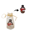 CHRISTMAS DECORATION - SANTA CLAUS/SNOWMAN 4 x 3 x 6 CM