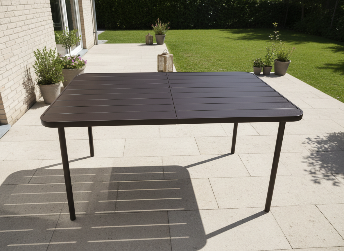 STOLIK OGRODOWY PROSTOKĄTNY 140 x 80 x 72 CM BRĄZOWY pol_pl_STOLIK-OGRODOWY-PROSTOKATNY-140-x-80-x-72-CM-BRAZOWY-6621-9015_7