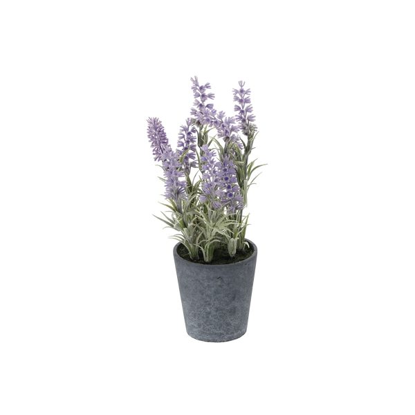 PLANTĂ ARTIFICIALĂ - LAVANDĂ ÎN GHIVECI 27 CM ambalaj=12 buc *3313