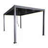 PERGOLA ALUMINIOWA BIOKLIMATYCZNA LED 3 x 4 x 2,5 M ANTRACYT