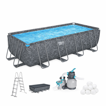 APX 365 18' x 9' x 52"/5.49m x 2.74m x 1.32m Rectangular Pool Set