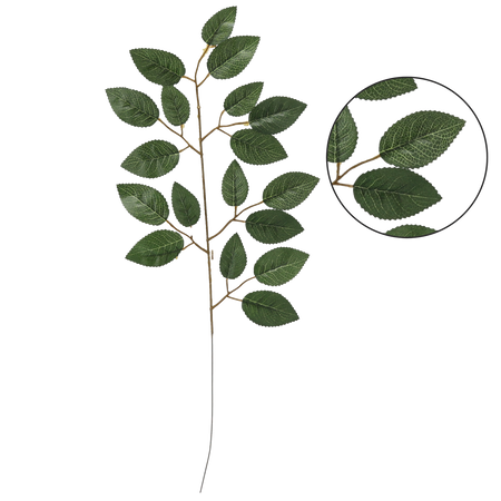 ARTIFICIAL BRANCH - ROSE LEAF 58 x 26 CM