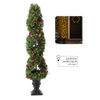 CHRISTMAS DECORATION TREE WITH MOUNTAIN ASH 150 CM