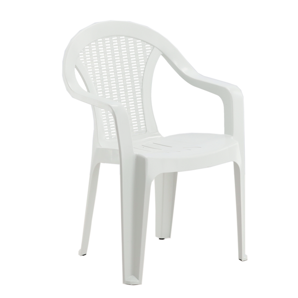 SCAUN DE GRĂDINĂ 56 x 42 x 78 CM ALB *3747