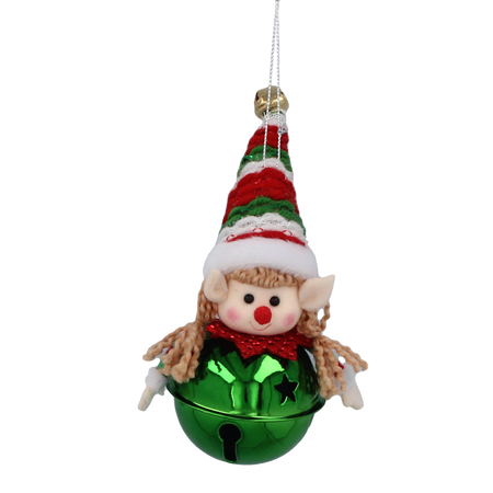 ORNAMENT DE BRAZ ÎN FORMĂ DE CLĂCĂ - CLĂCĂ ELVESCU MIX DE MODELE 5 x 12 CM ambalaj=8buc *8525