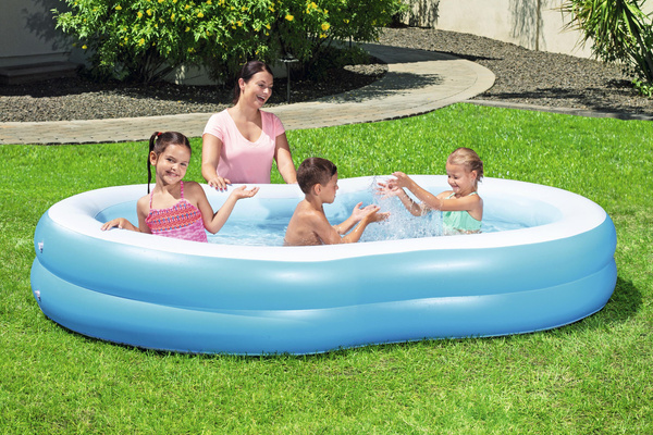 Bestway® 8'7" x 62" x 18"/2.62m x 1.57m x 46cm The Big Lagoon Family Pool