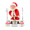 Moș Crăciun cu saxofon - jucând 20 cm *6505