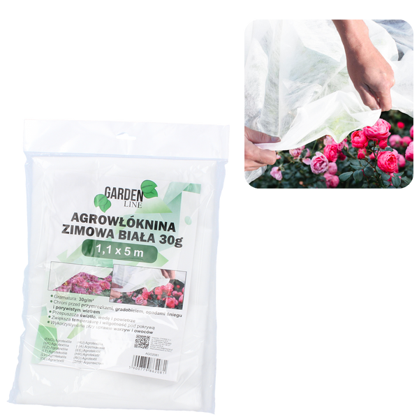 AGROFIBRĂ 1.1 x 5 M IARNĂ/PRIMĂVARĂ ALBĂ 30g *2081