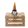 CHRISTMAS GNOME 40 CM WITH HANGING LEGS MIXED COLORS