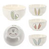 PORCELAIN BOWL 480 ML RABBIT EARS WITH MOUTH ON THE BOTTOM OPAK=6PCS