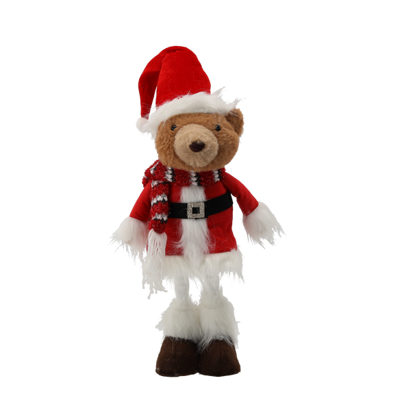 HOLIDAY BEAR WITH ADJUSTABLE LEGS 30 - 45 CM BOY / GIRL