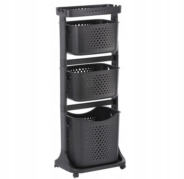 STOJAK PLASTIKOWY Z CZTEREMA KOSZAMI *7505