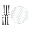 OCHRANNÁ SíŤ PROTI PTÁKŮM 2m x 10m (5g/m2) + 6 PEVNÝCH HÁKŮ ZELENÁ *1855
