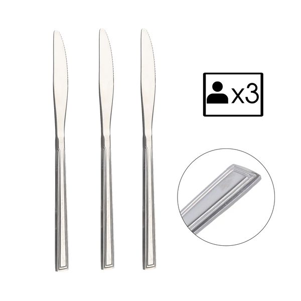 SET OF 3 KNIVES MILANO