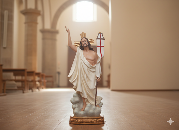 RESURRECTED JESUS FIGURE 81 CM