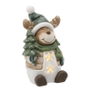 FIGURINE OF THE NATIVITY SCENE - REINDEER WITH STARS 24 X 18,5 X 40 CM LED