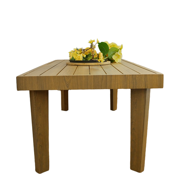 ZESTAW MEBLI ALUMINIOWYCH "TIRANA" (SOFA + 2 FOTELE + STOLIK) BEŻOWY + BEŻOWE PODUSZKI *9538