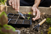 ZESTAW NARZĘDZI OGRODOWYCH ( KIELNIA, TRANSPLANTER, GRABKI ) *0303