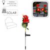 SOLAR LAMP H 70 CM ROSE 3 LED COLD WHITE DISPLAY=12PCS
