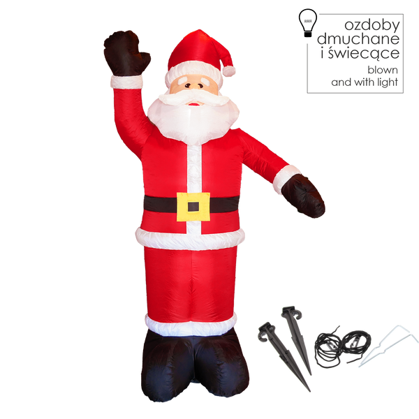 INFLATABLE SANTA CLAUS LED 270 CM