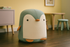 POUFF PENGUIN BLUE 28 x 34 CM