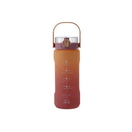BOTTLE 2000 ML FOR WATER BLUE OMBRE