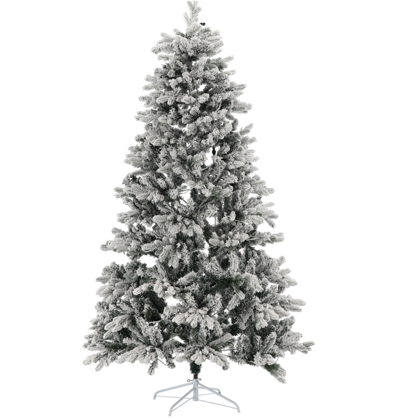 UMELÝ STROMček 210 CM - SNEŽENÝ LED *9049