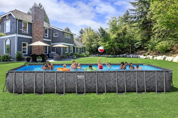 APX 365 31'4" x 16' x 52"/9.56m x 4.88m x 1.32m Rectangular Pool Set