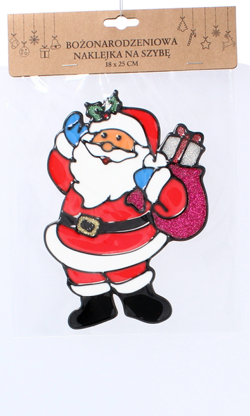 CHRISTMAS WINDOW STICKER 18 x 25 CM