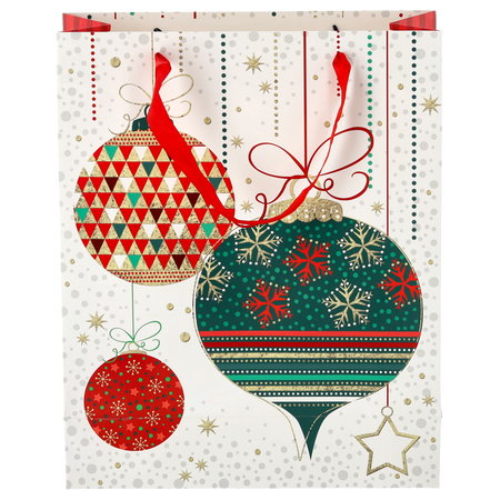 CHRISTMAS GIFT BAG PINK 26 x 32 x 10 CM