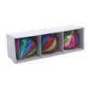 SET OF 3 CHRISTMAS ORNAMENTS - COLORFUL RIBBONS 8CM pack=12sets